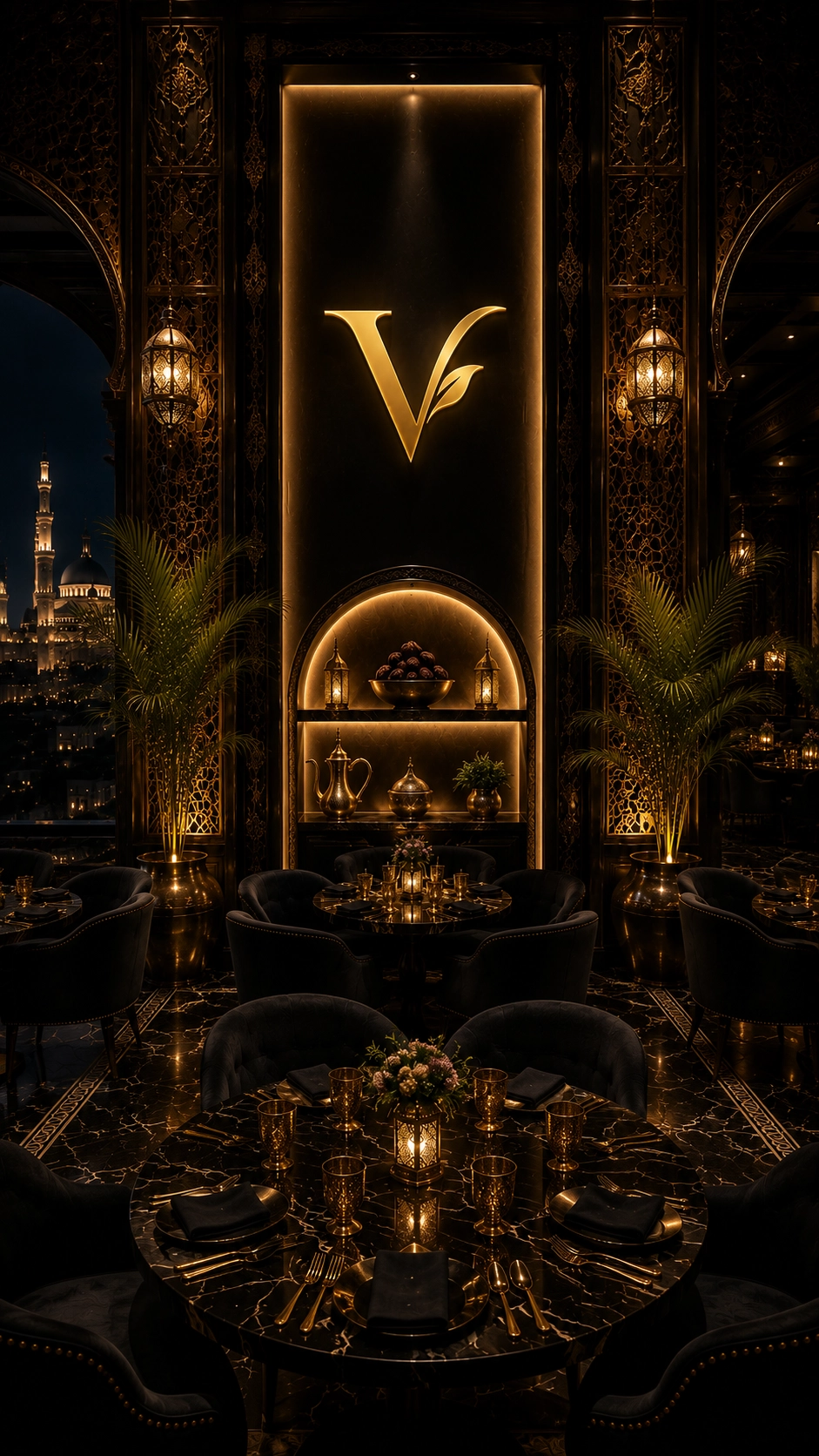 Velora Luxury Restaurant Interior